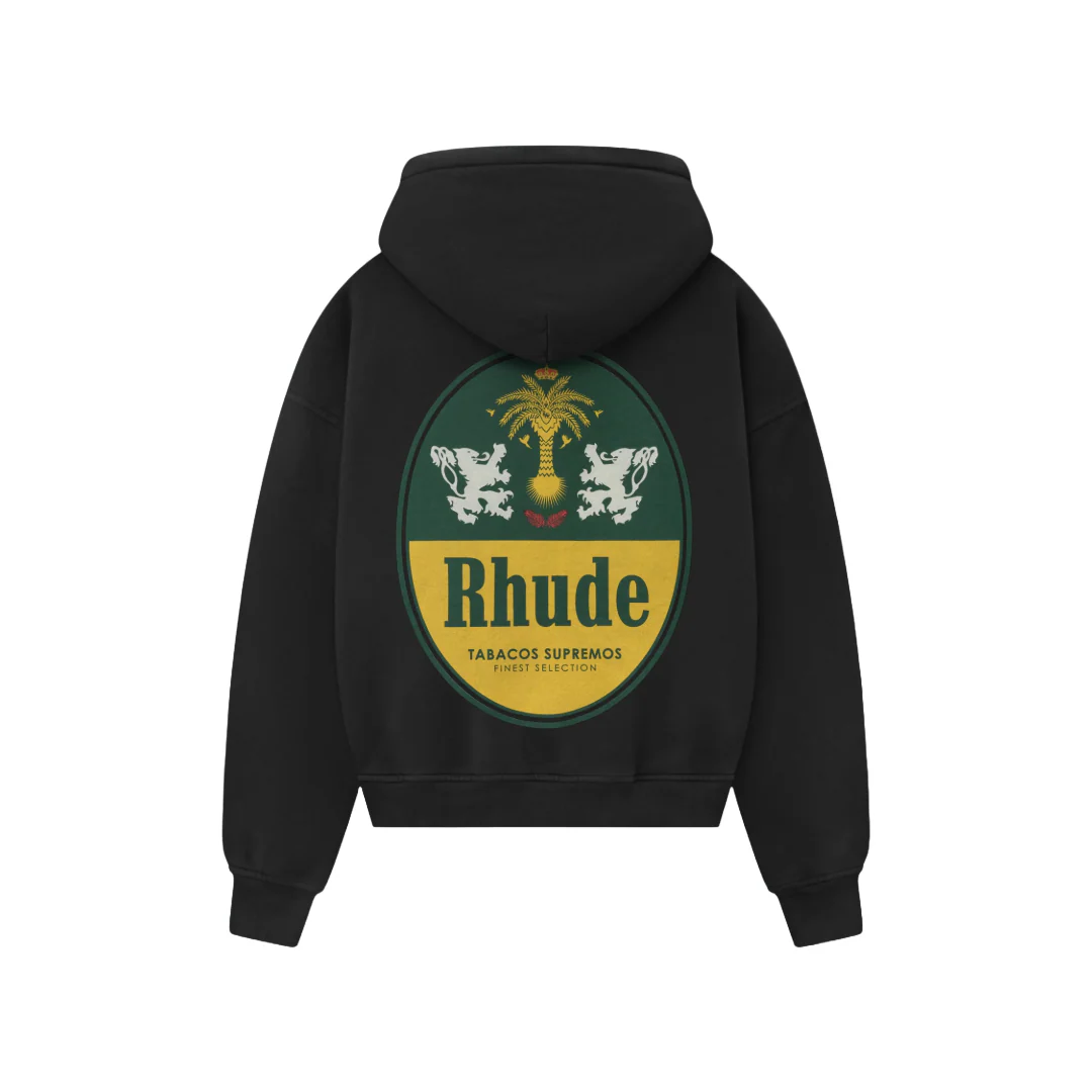 TABACO PULLOVER HOODIE BLACK - Image 2