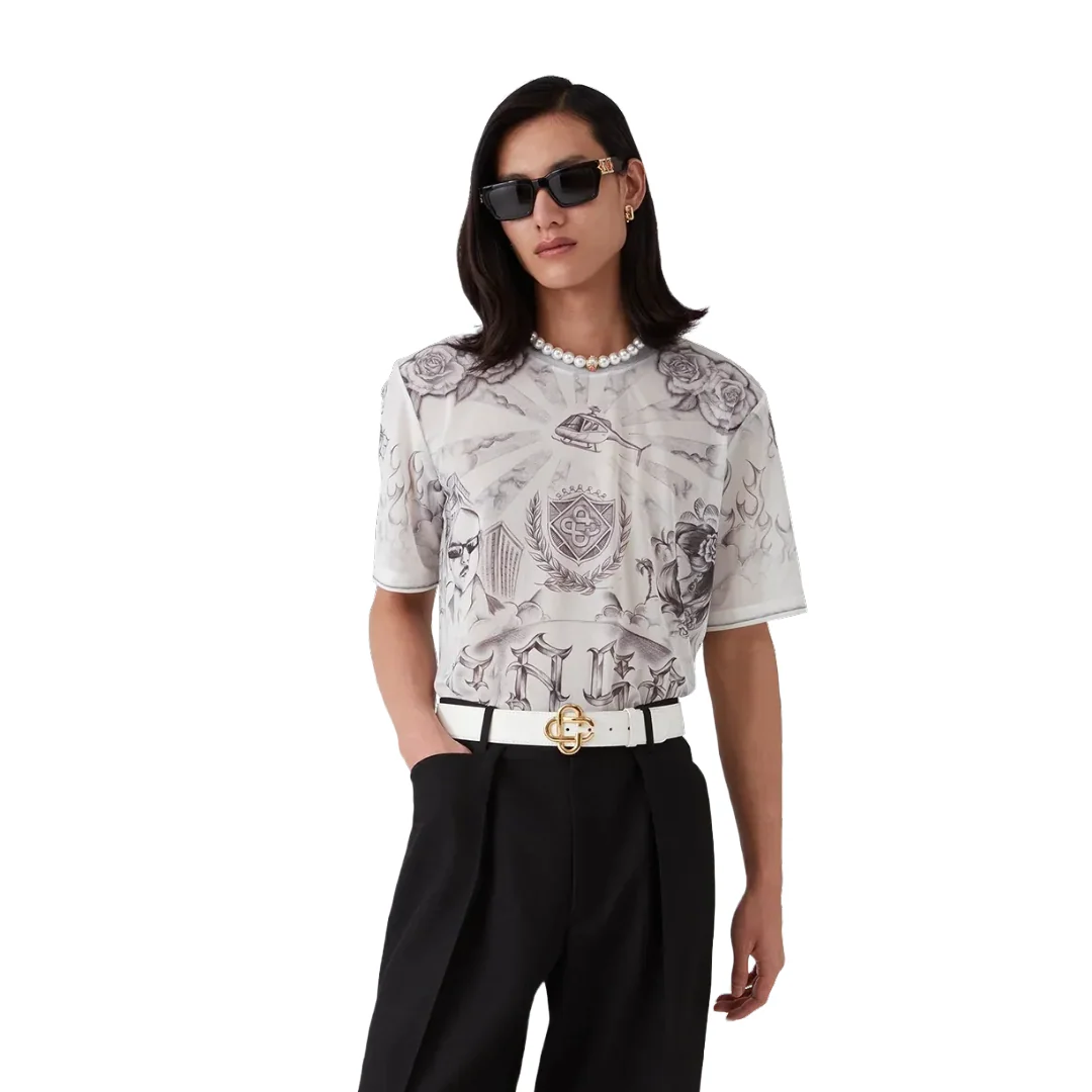 TATTOO MESH TOP MENS - Image 2