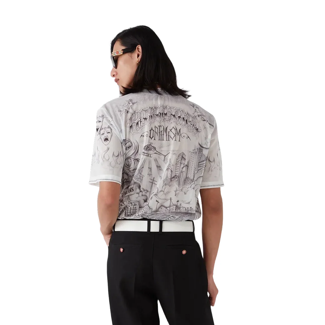 TATTOO MESH TOP MENS - Image 3
