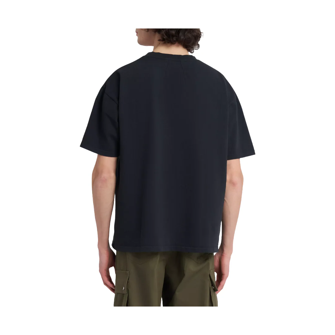 TOWN AND COUNTRY LOGO COTTON T-SHIRT BLACK - Image 3