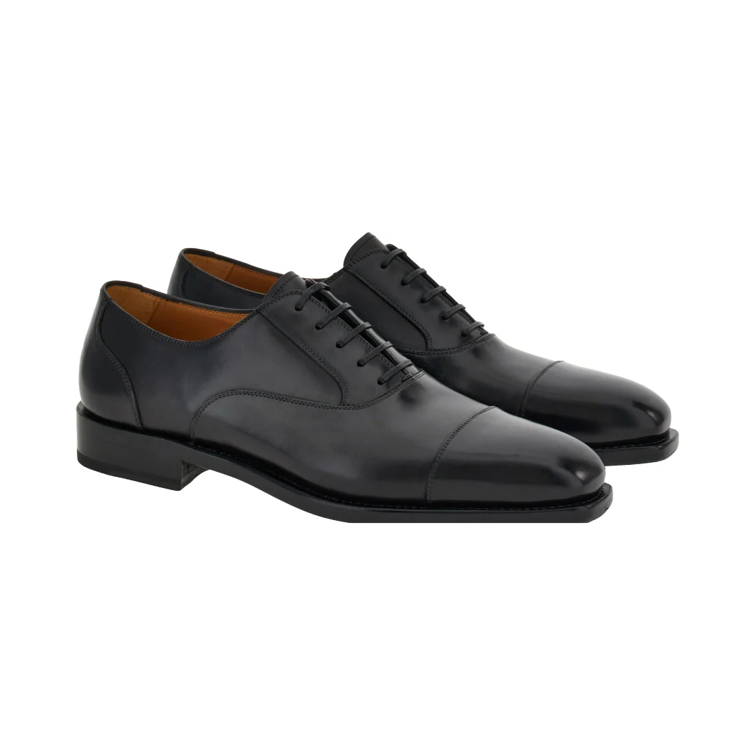 TRAMEZZA OXFORD WITH TOE CAP BLACK - Image 2