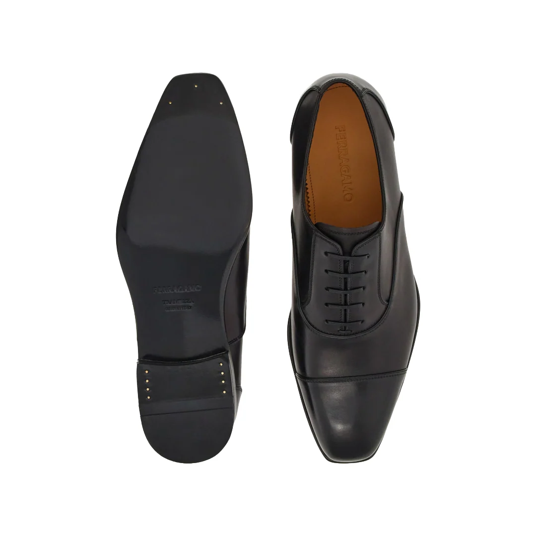 TRAMEZZA OXFORD WITH TOE CAP BLACK - Image 4
