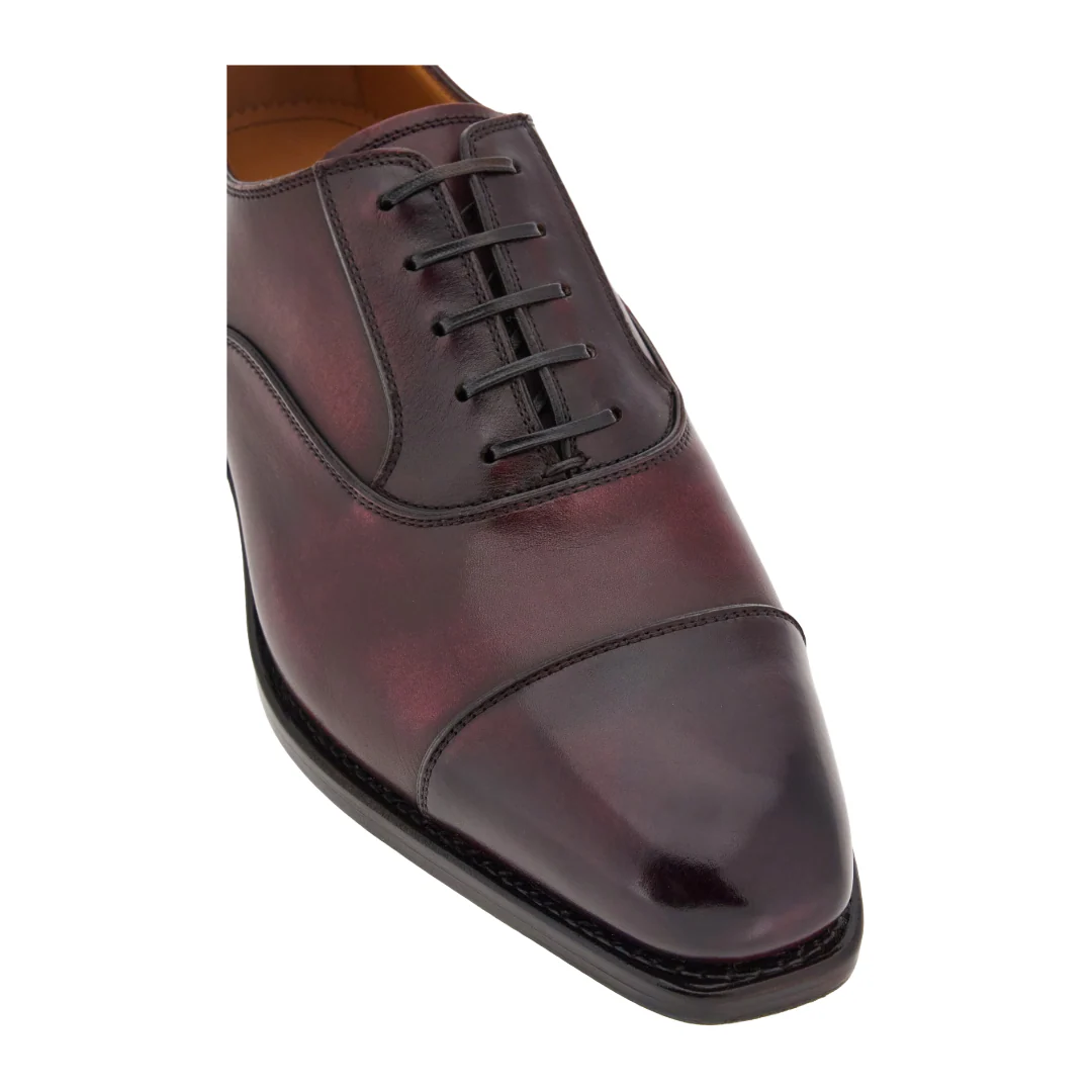 TRAMEZZA OXFORD WITH TOE CAP NEBBIOLO - Image 4