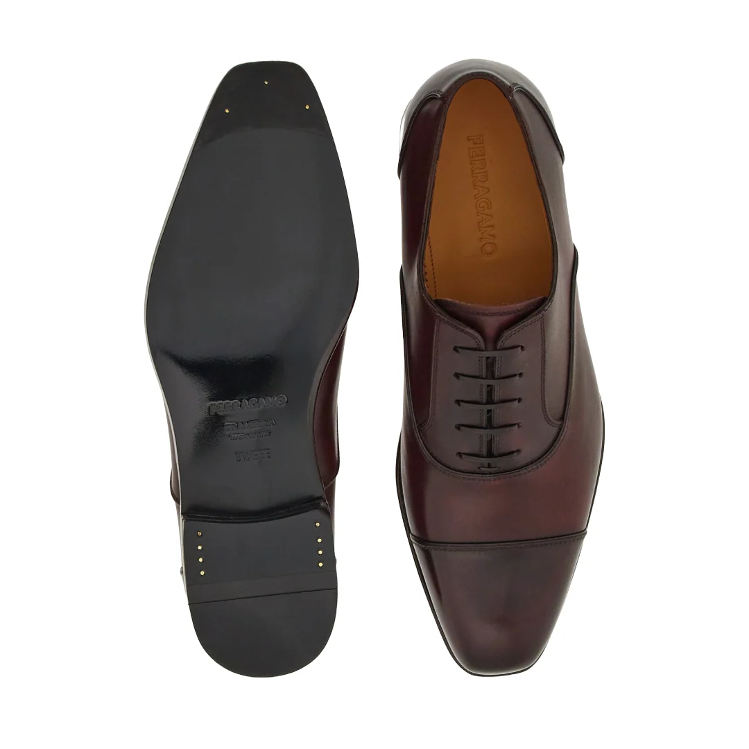 TRAMEZZA OXFORD WITH TOE CAP NEBBIOLO - Image 6
