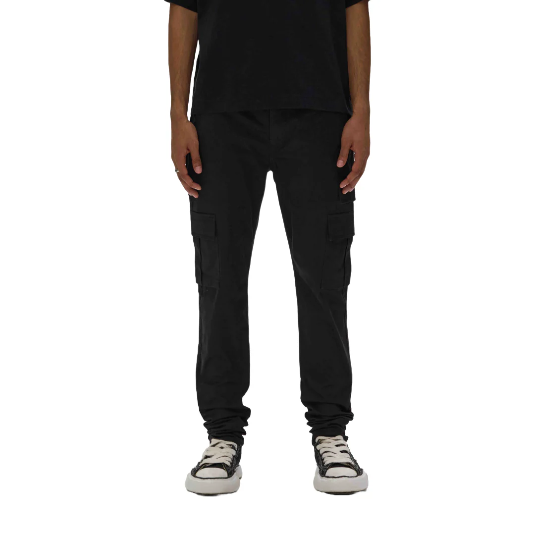 TWILL CARGO PANT BLACK - Image 2