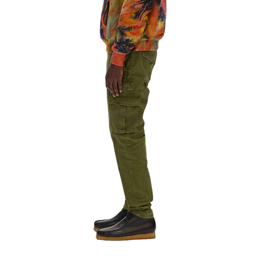 TWILL CARGO PANT GREEN - Image 2