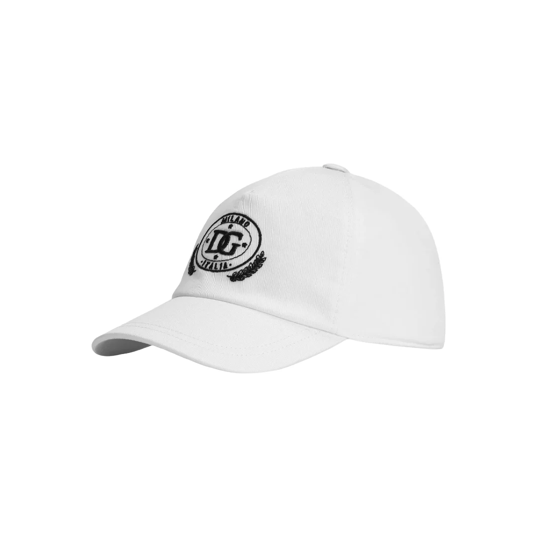 KIDS TWILL PEAKED BASEBALL HAT WITH EMBROIDERY