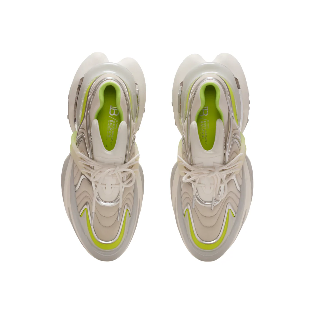 UNICORN WAVE SNEAKERS IN NEOPRENE AND CALFSKIN YELLOW - Image 3