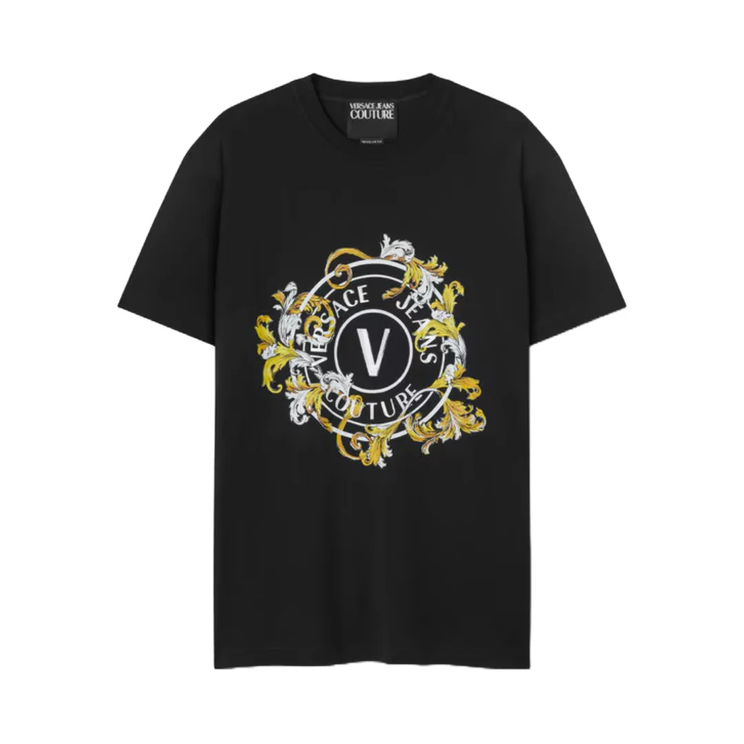 V-EMBLEM REGULAR-FIT T-SHIRT BLACK