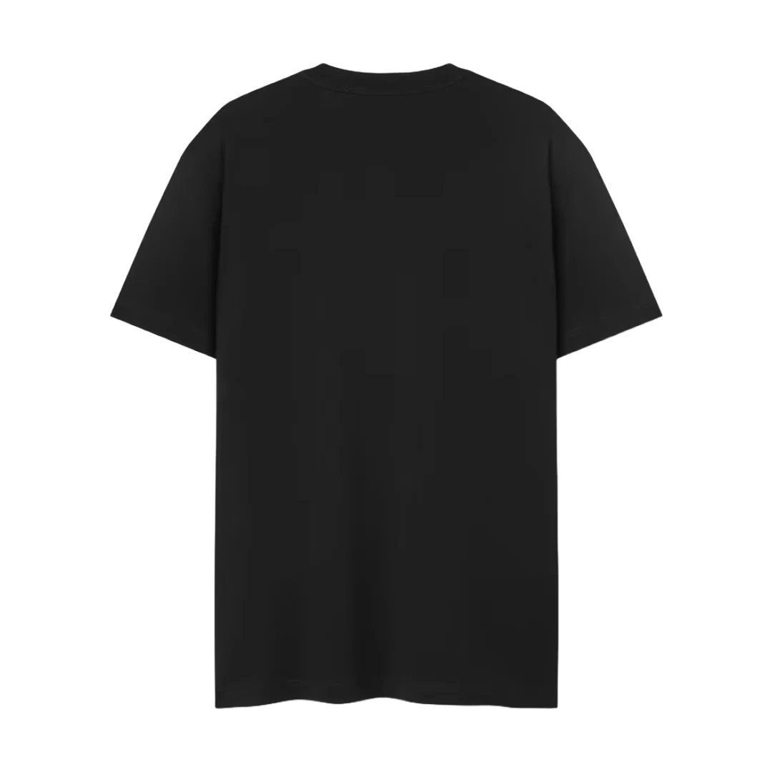 V-EMBLEM REGULAR-FIT T-SHIRT BLACK - Image 2