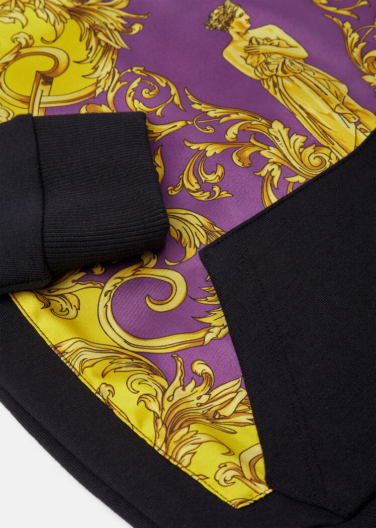 VERSACE BAROCCO GODDESS KIDS HOODIE - Image 3