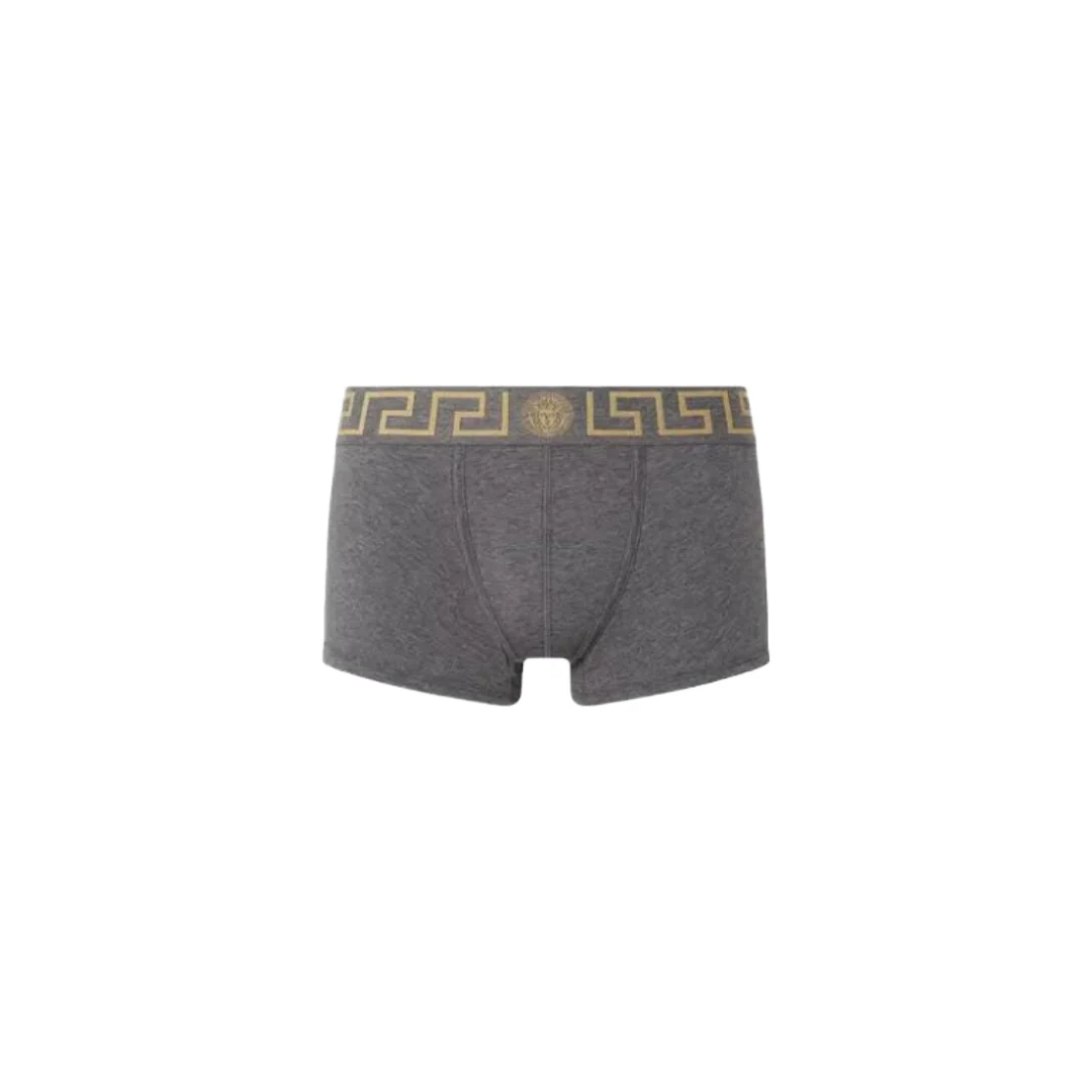 VERSACE BAROCCO PRINT GREY/GOLD