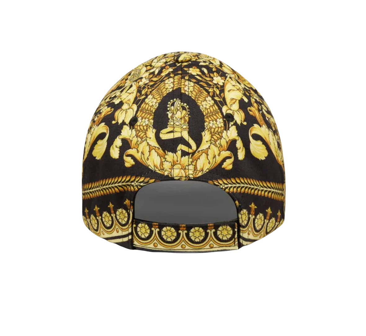 VERSACE BAROCCO PRINT LOGO CAP - Image 3