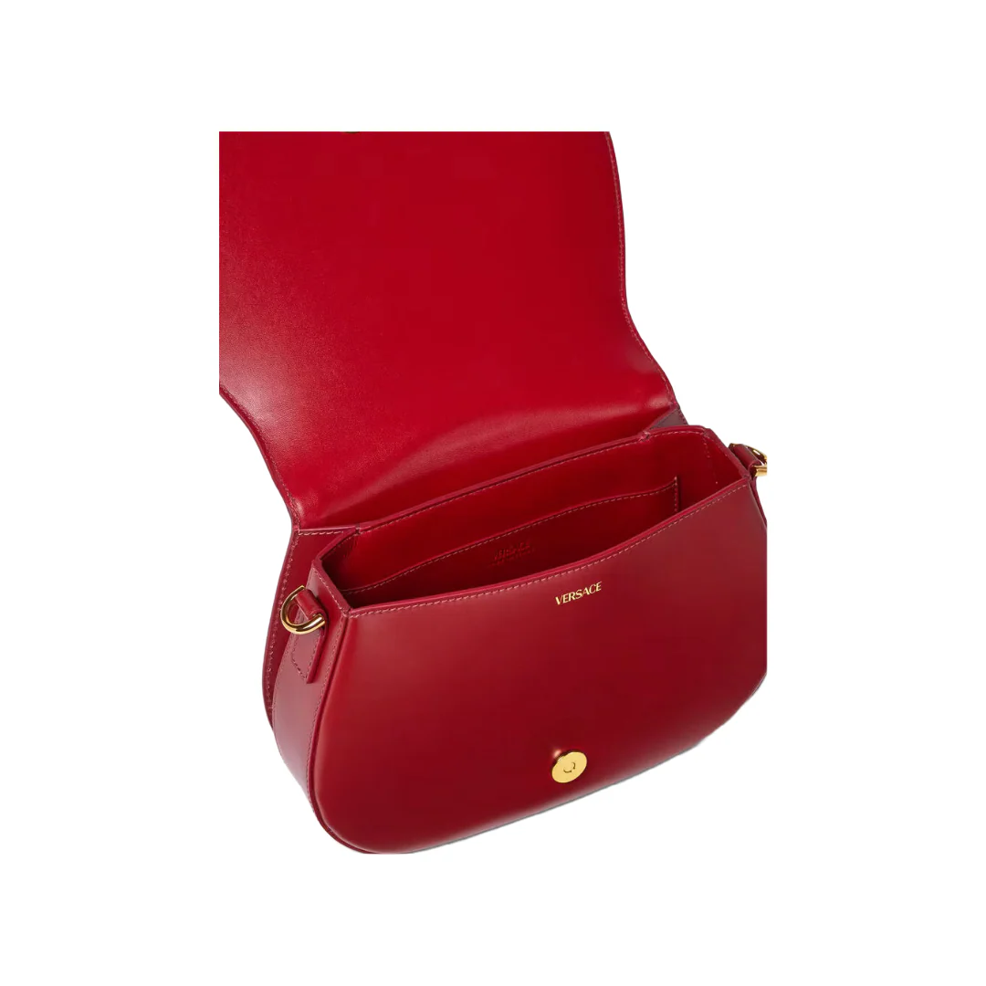 VERSACE GRECA GODDESS LARGE SHOULDER BAG PARADE RED - Image 2