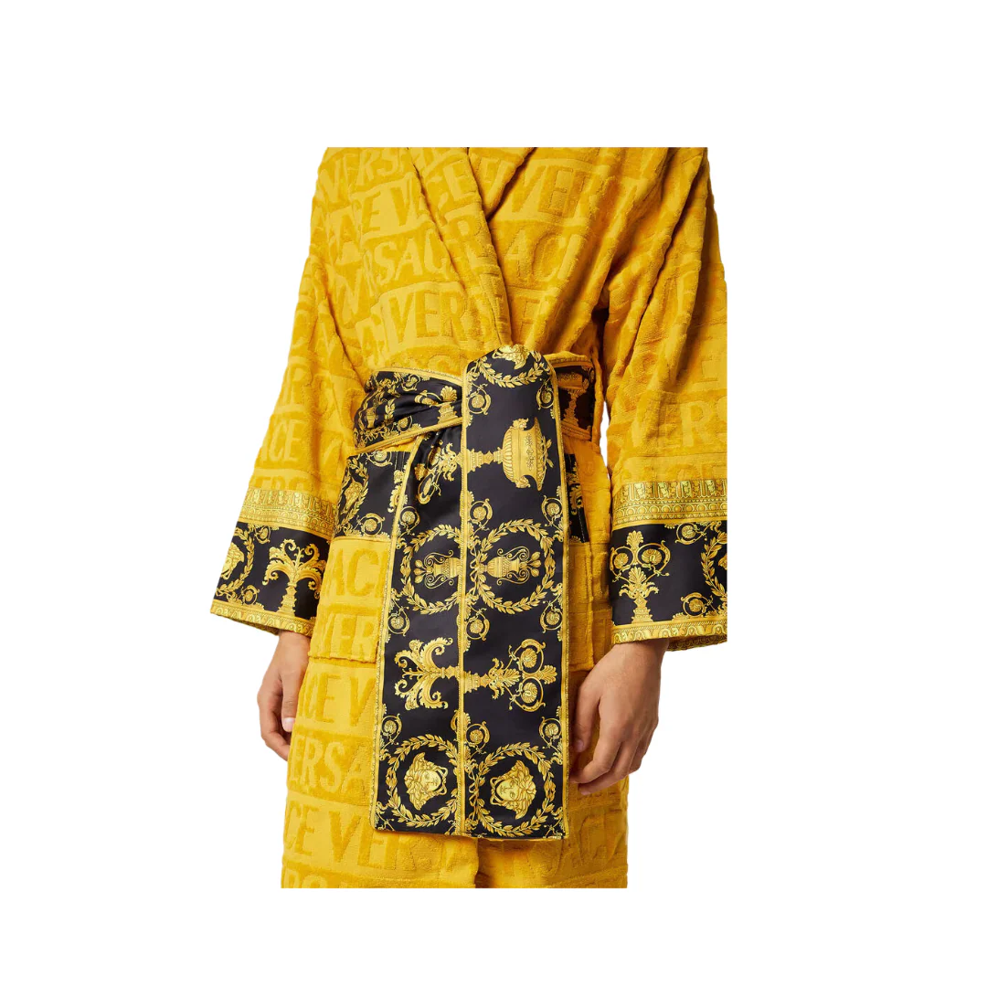 BAROQUE BATHROBE GOLD - Image 3