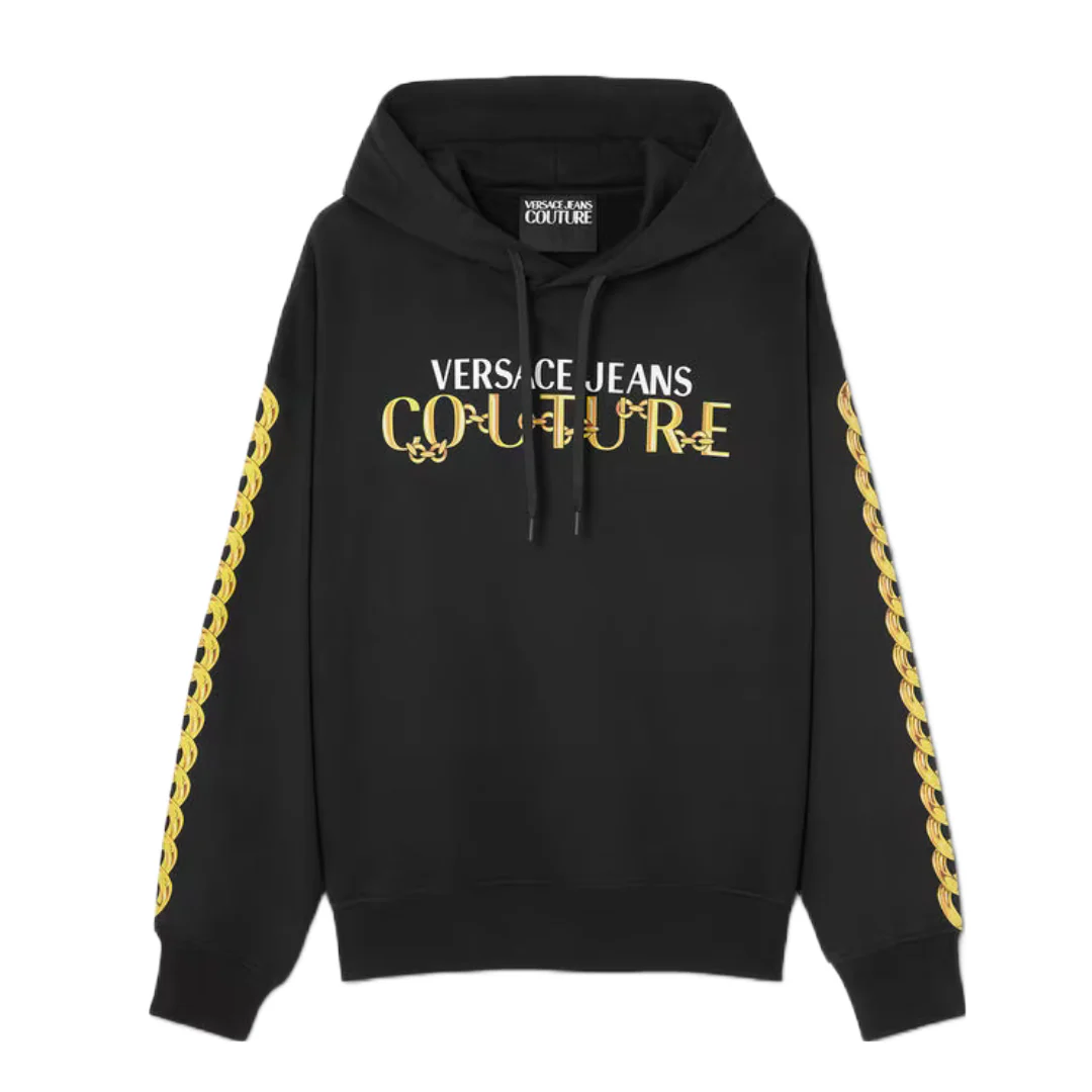 VERSACE JEANS COUTURE CHAIN LOGO HOODIE