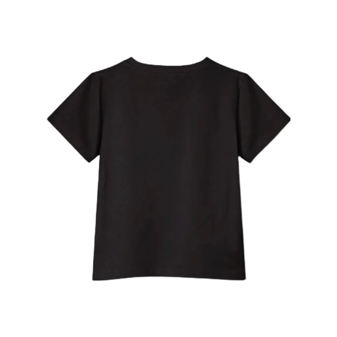 VERSACE KALEIDOSCOPIC BAROCCO KIDS T-SHIRT BLACK/MULTICOLOR - Image 3