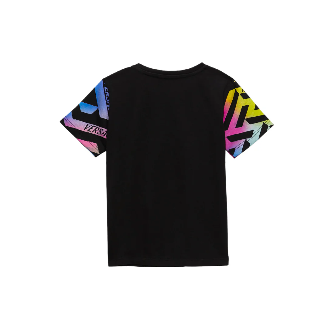VERSACE KIDS LA GRECA LOCO RAINBOW TSHIRT - Image 2