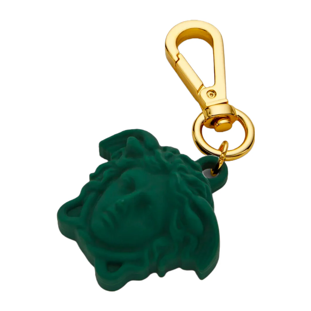 VERSACE LA MEDUSA KEY RING KHAKI - Image 3