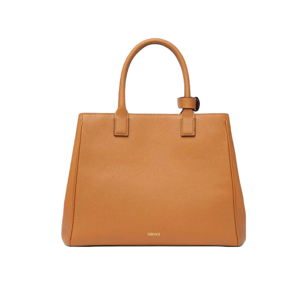 VERSACE LA MEDUSA LA MEDUSA MEDIUM TOTE BAG BROWN/GOLD - Image 3