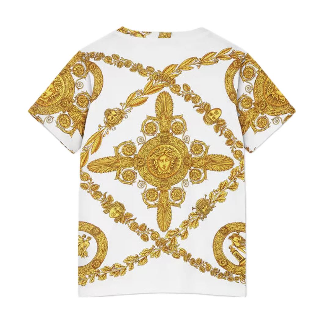 VERSACE MASCHERA BAROQUE BIG KIDS T-SHIRT - Image 2