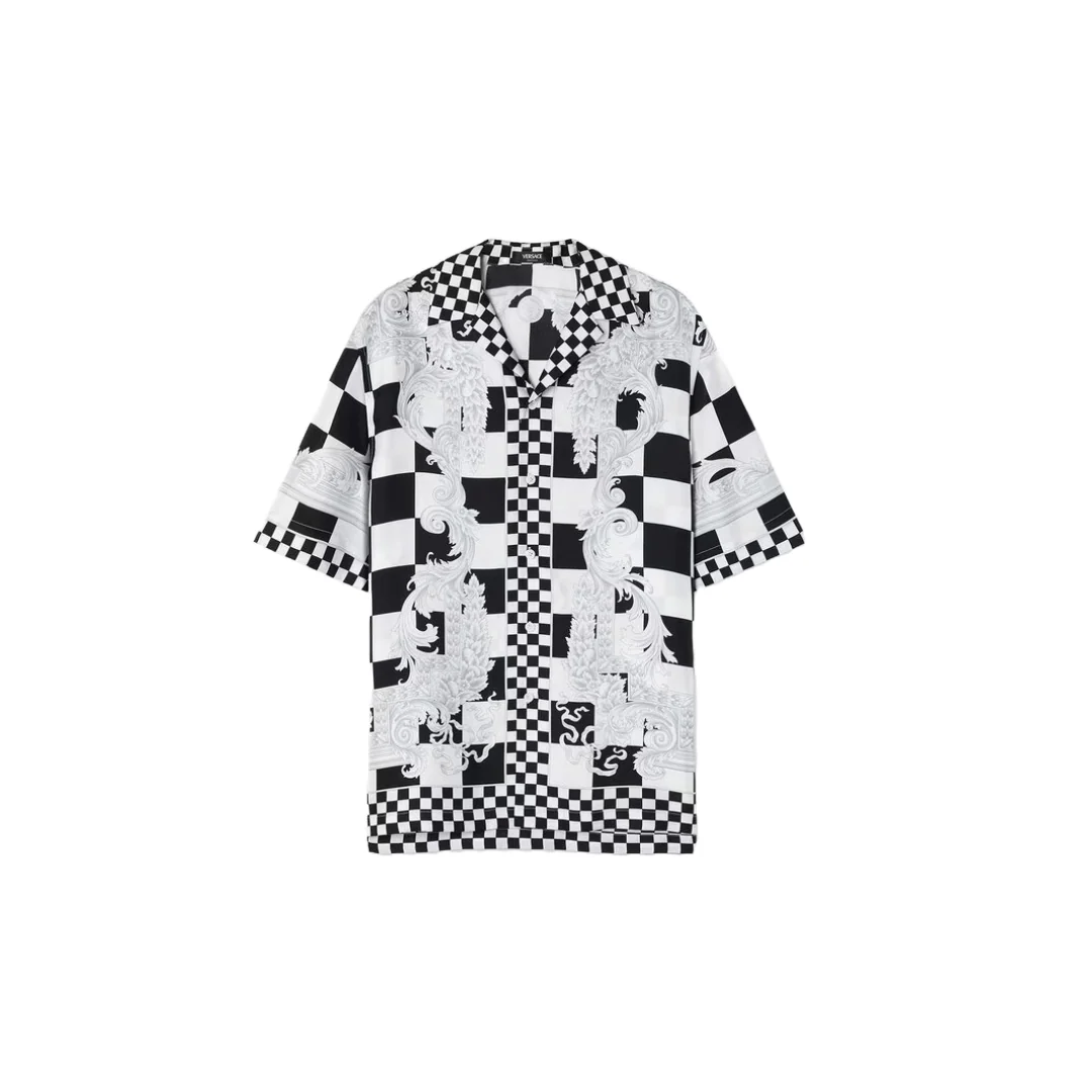 VERSACE MEDUSA CONTRASTO SILK SHIRT - Image 3