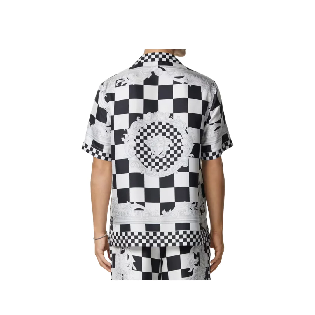 VERSACE MEDUSA CONTRASTO SILK SHIRT - Image 4
