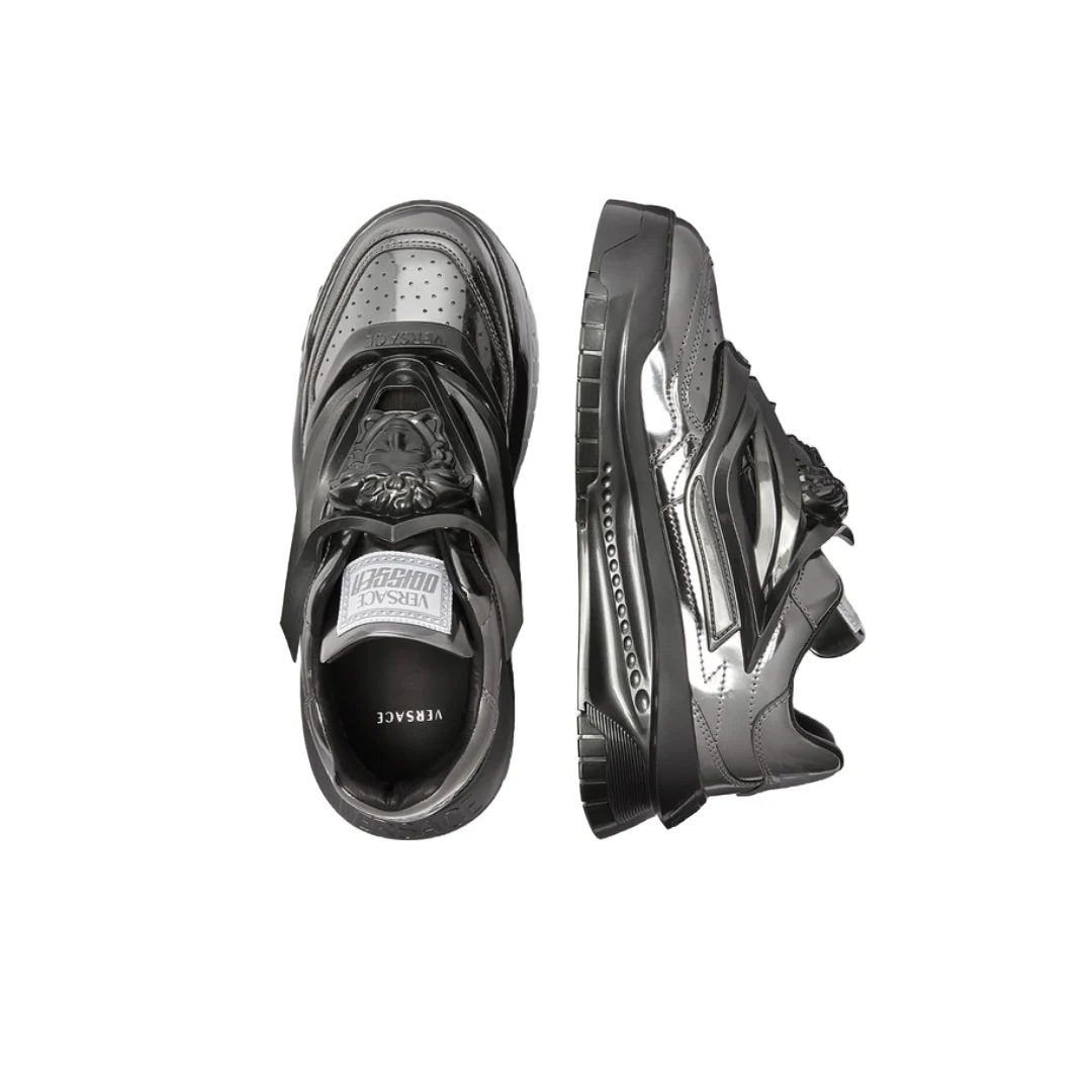 VERSACE ODISSEA SNEAKERS GUNMETAL - Image 2