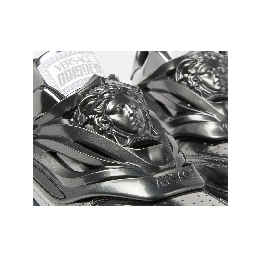 VERSACE ODISSEA SNEAKERS GUNMETAL - Image 3