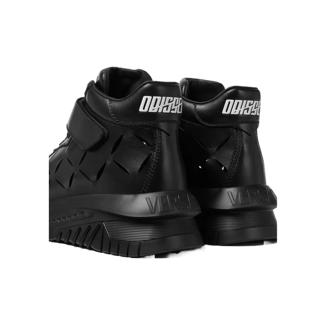 VERSACE SLASHED ODISSEA SNEAKERS BLACK - Image 2