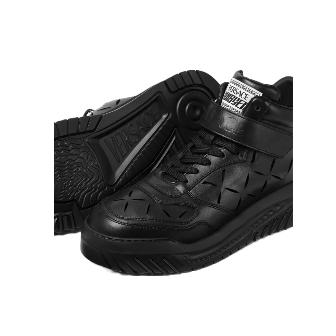 VERSACE SLASHED ODISSEA SNEAKERS BLACK - Image 3