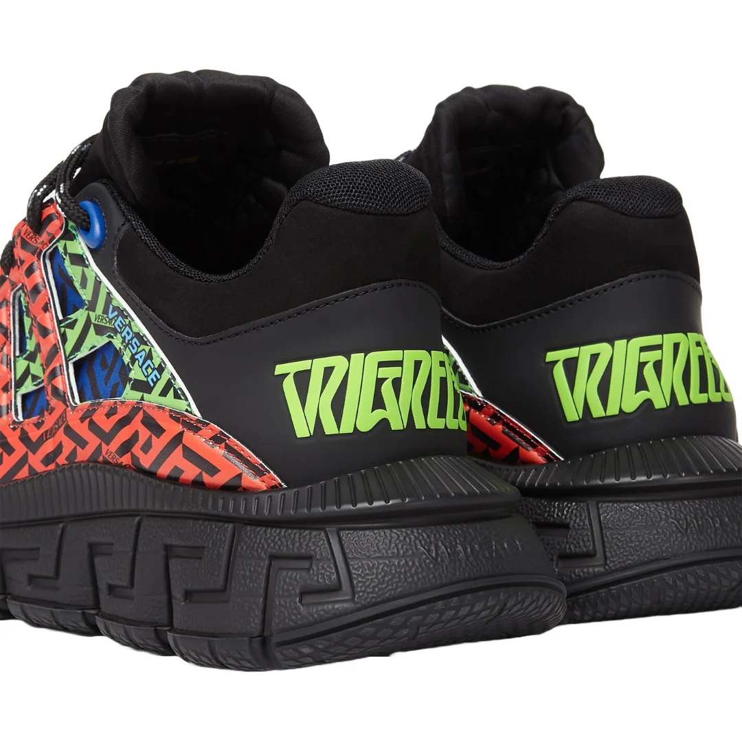 VERSACE TRIGRECA BLACK-SAPHIRE-NEON GREEN - Image 3