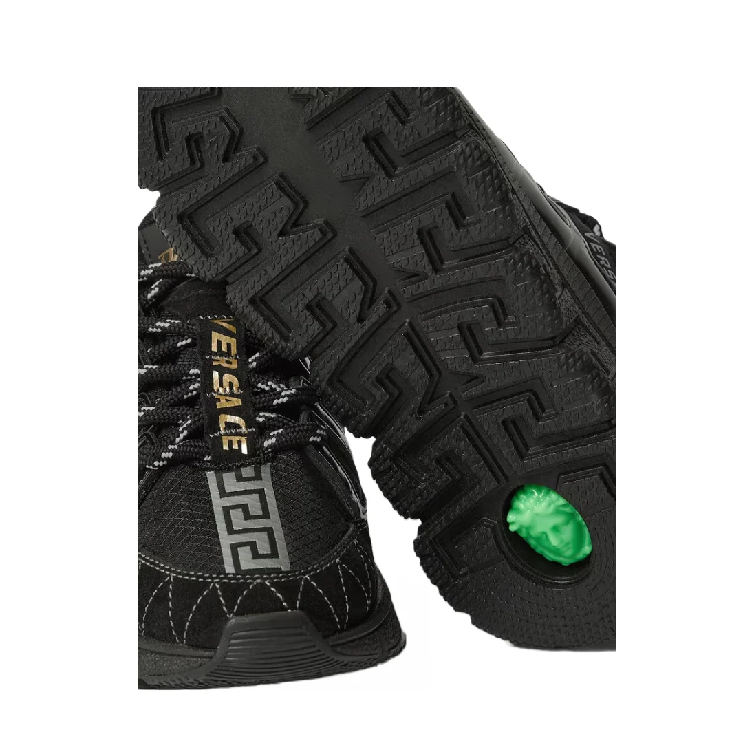 VERSACE TRIGRECA KIDS SNEAKERS BLACK/GOLD - Image 2