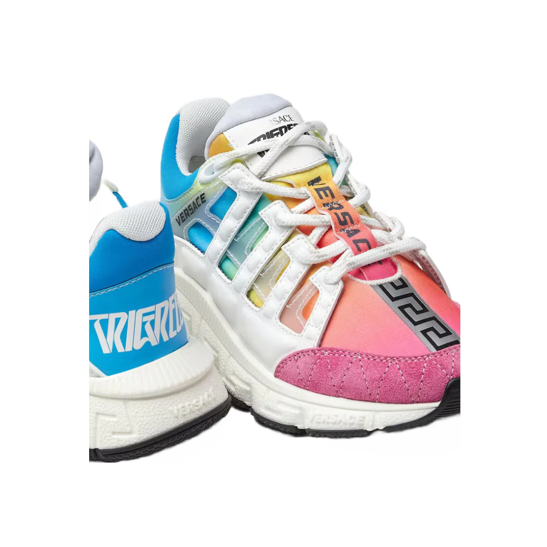 VERSACE TRIGRECA LITTLE KIDS SNEAKERS MULTICOLORED - Image 2