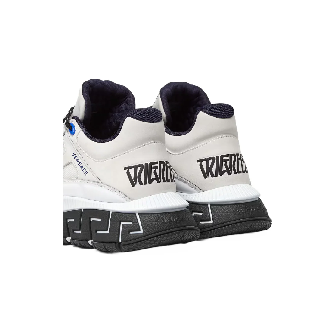 VERSACE TRIGRECA SNEAKERS OFFWHITE/BLUE - Image 2