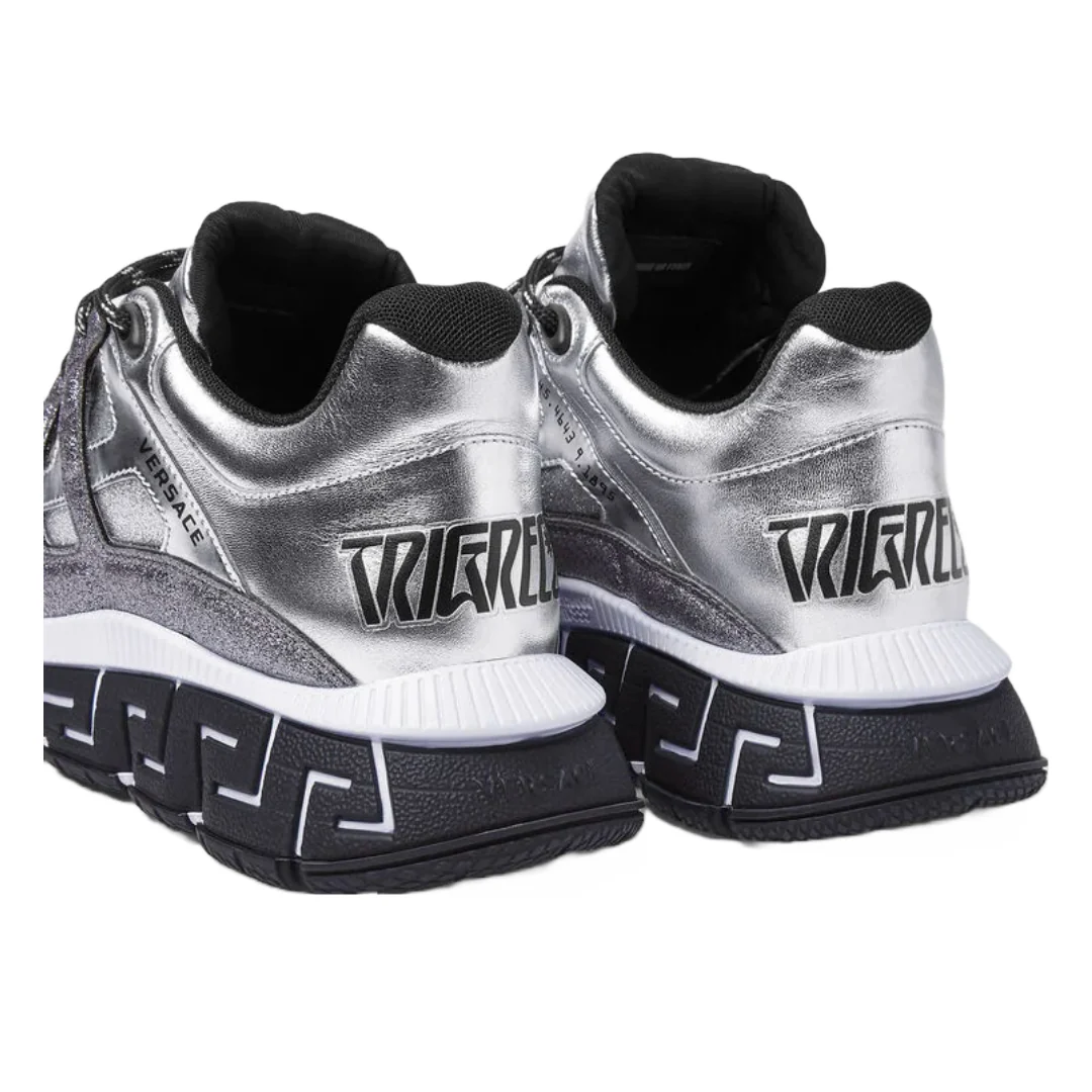 VERSACE TRIGRECA SNEAKERS SILVER - Image 2