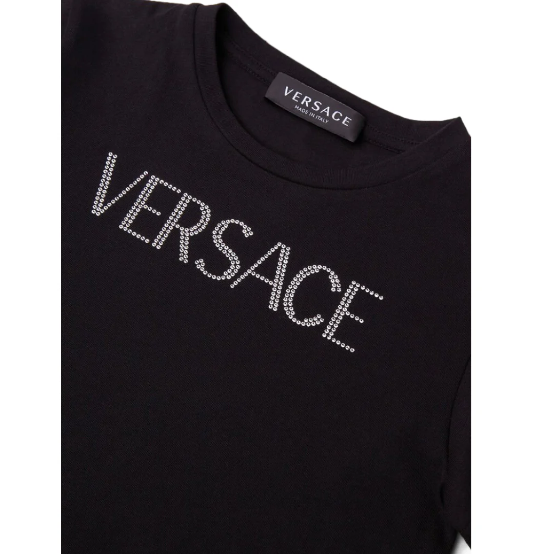VRESACE CRYSTAL VERSACE LOGO KIDS T-SHIRT - Image 3