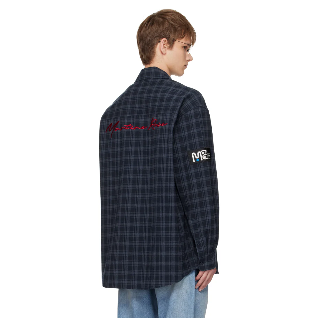 WALLET SHIRT IN NAVY - Image 2