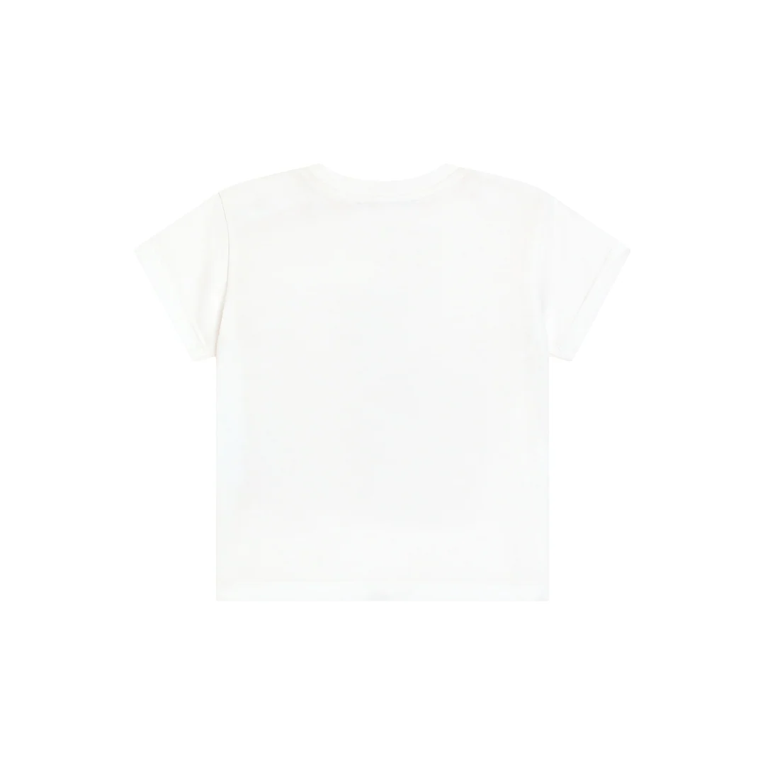 WHITE JERSEY T-SHIRT WITH DOLCE&GABBANA LOGO - Image 2