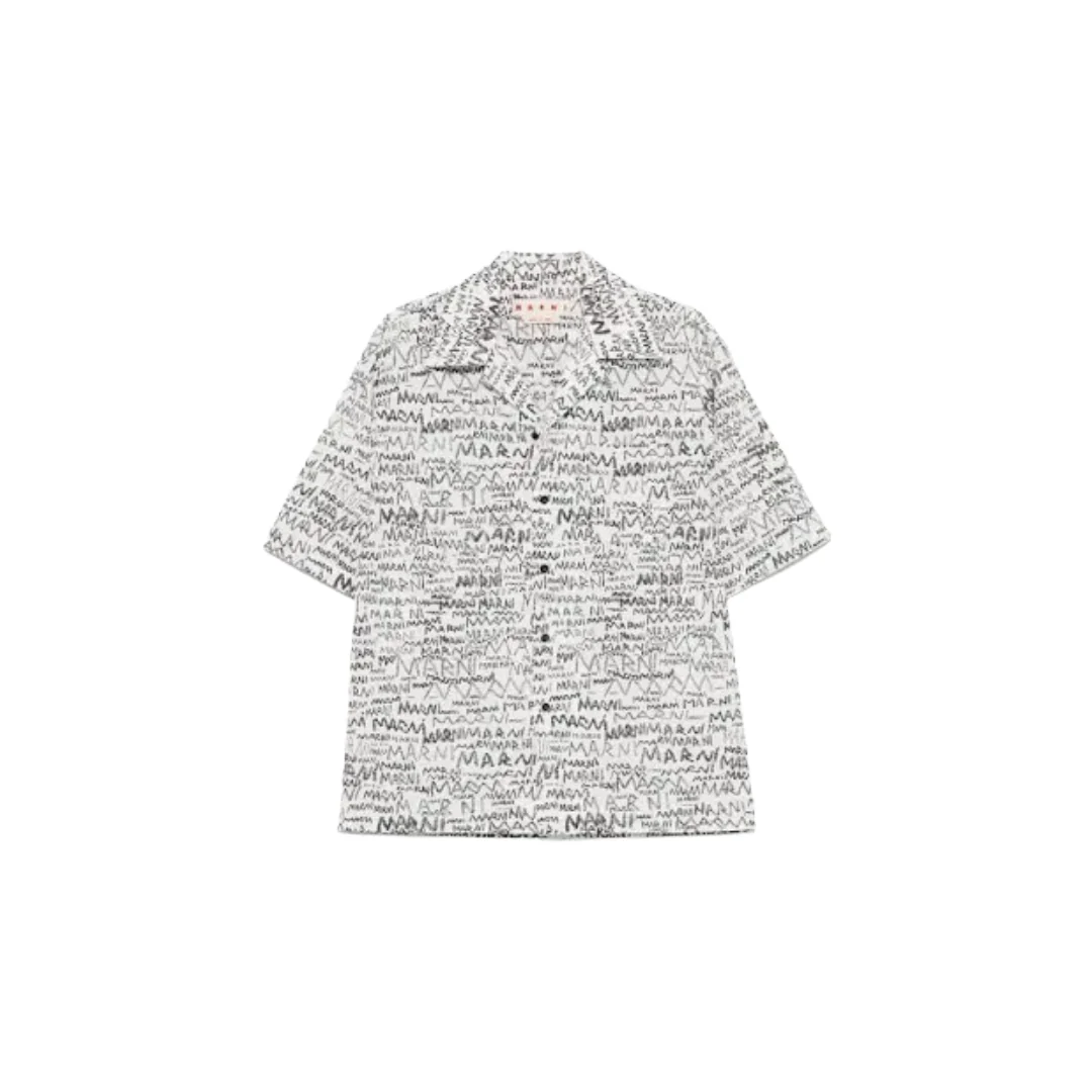 WHITE PENCIL LOGO SHIRT