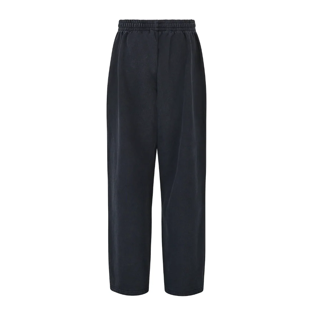 WIDE LEG TRACKPANT IN BLACK - Image 2