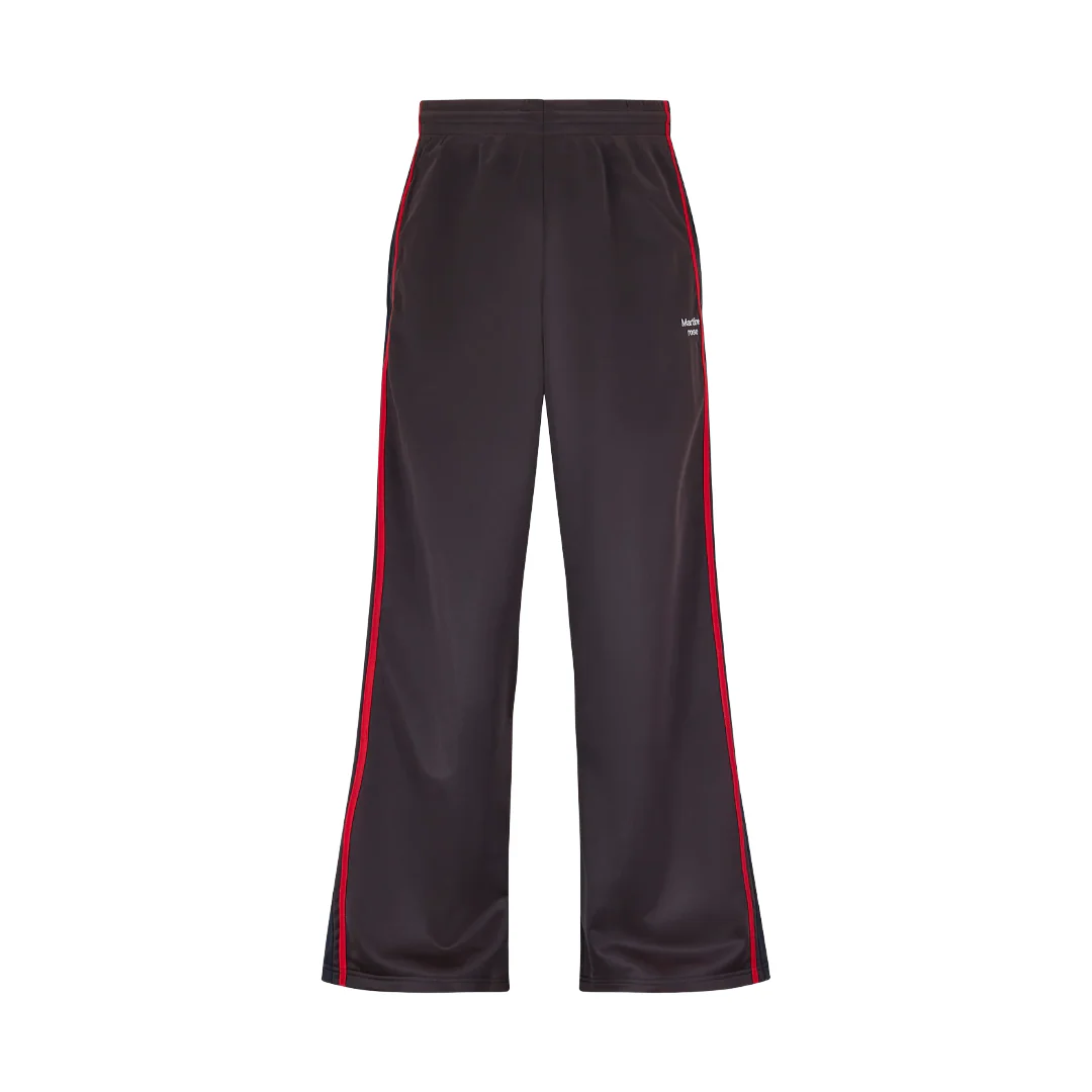 WIDE LEG TRACKPANT IN BROWN