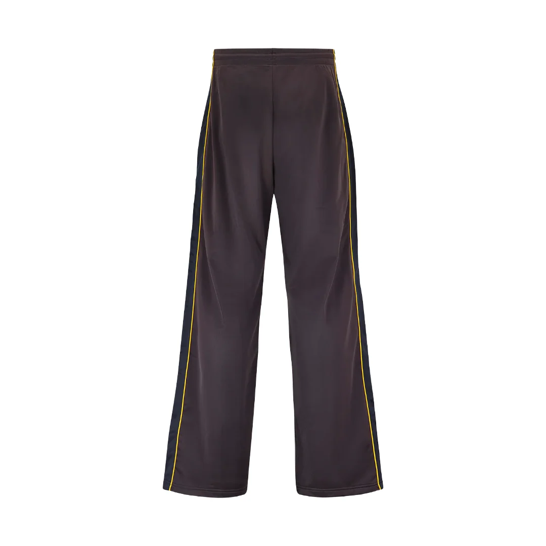 WIDE LEG TRACKPANT IN BROWN - Image 2