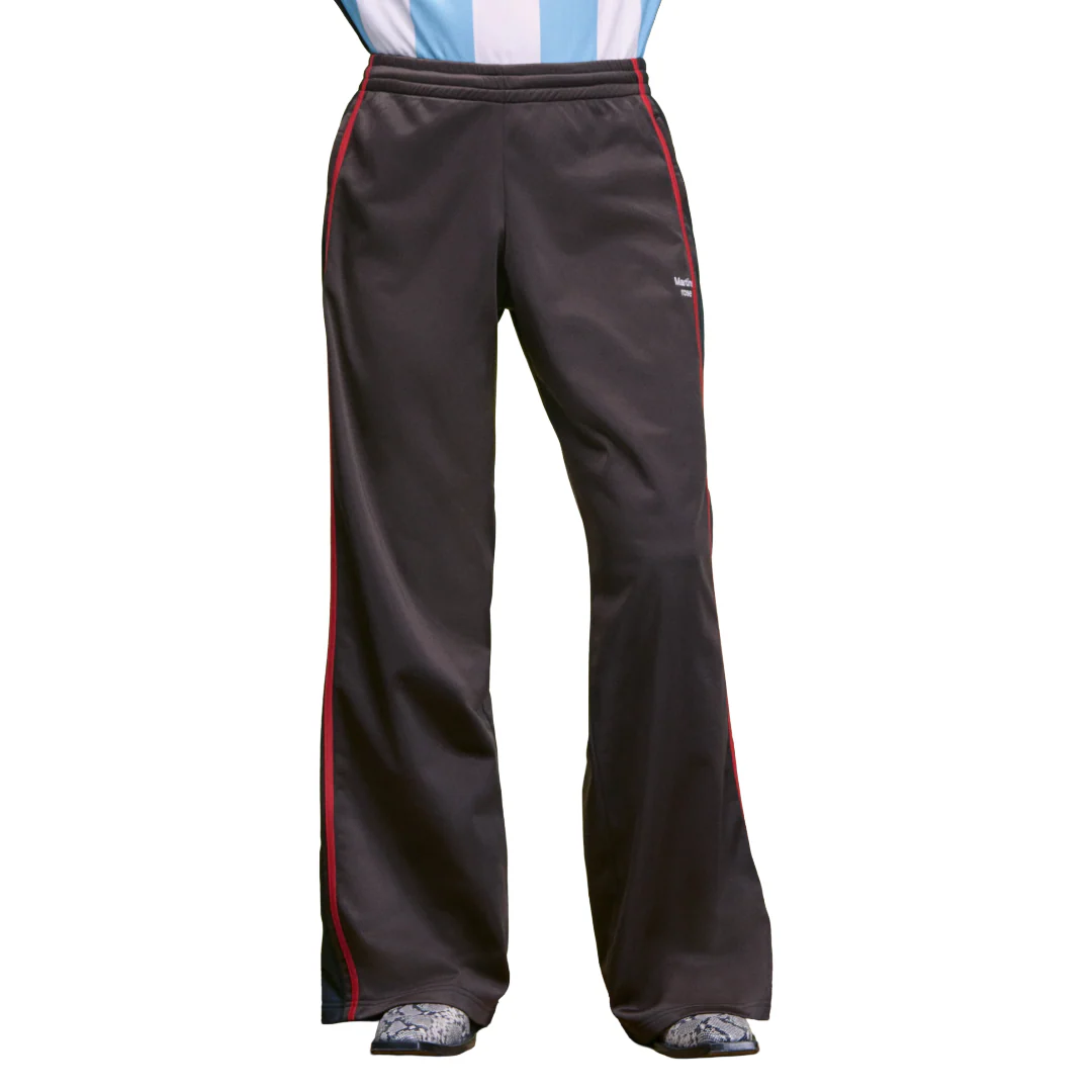 WIDE LEG TRACKPANT IN BROWN - Image 3