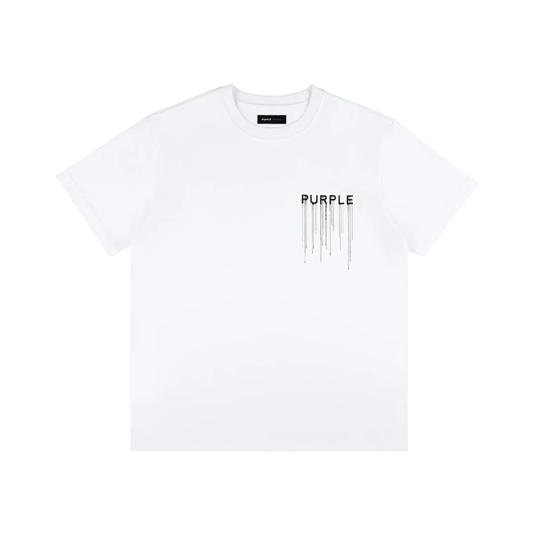 WORDMARK DRIP TEE WHITE - Image 3